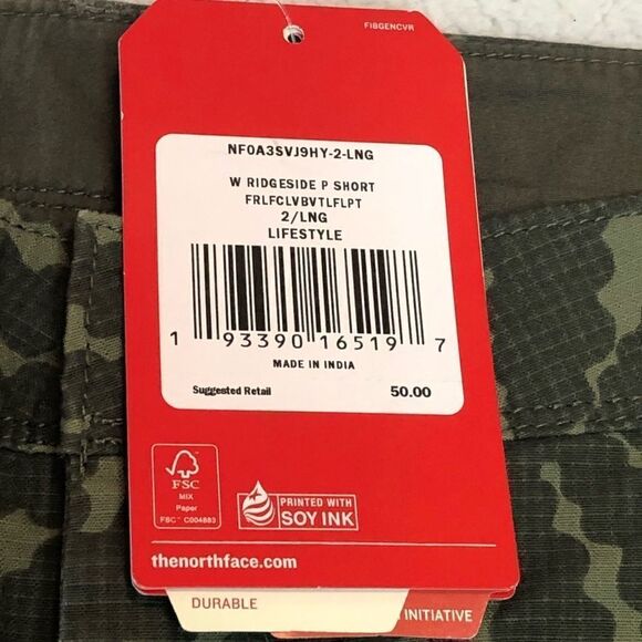 THE NORTH FACE RIDGESIDE SHORT NWT - Picture 12 of 12